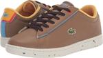 Laceste Baby Boys' Carnaby Evo 118 2 обувь Lacoste, Brown/Light Blue - фото 7