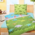 Детское постельное белье JACK by Bierbaum Beaver, 2 предмета, 135 x 200 см, Dinosaur Dino Volcano - фото 4