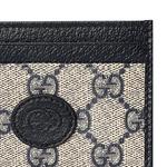 GUCCI Кожаный картхолдер Card Holder мужской Blue/Beige - фото 6