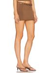 Мини-юбка Clemente Loba, brown - фото 2