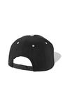 Кепка Snapback с контрастными 5 панелями Beechfield, черный - фото 2