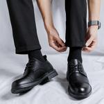 Черные туфли LUOMAIKE для мужчин - фото 10