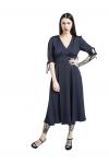 Платье средней длины Banned Retro Bella Swing Dress, синий - фото 4
