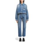 Пальто женское Prada укороченное, синий - фото 2