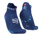 Носки Compressport Pro Racing V4.0 Low Run, синий - фото
