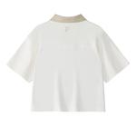 Футболка поло женская Cloud White FILA FUSION - фото 3