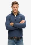 Флисовый джемпер POLAR HALF ZIP Superdry, синий - фото