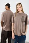Футболка YOURTURN UNISEX, Brown Wash/Brown - фото 3