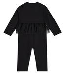 Детский комбинезон с логотипом Balmain Kids, черный - фото 2