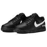 Nike Данк лоу топ скейтборд обувь унисекс black white - фото 3