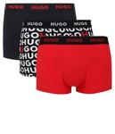 Боксеры мужские Hugo Bodywear хлопковые 3 шт, мультиколор - фото