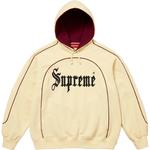 Curve Piping Hooded Sweatshirt Supreme, синий/темно-синий - фото 5