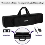 Цифровое пианино Yamaha P-45 с 88-клавишной взвешенной клавиатурой, черное - фото 10