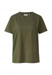 Футболка comma Basic T-shirt, Olivgrün/Olive - фото 4