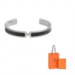 HERMES Металлические браслеты Women's Silver - фото