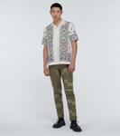 Брюки Hank Willis Thomas Solid Mix Sacai, хаки - фото 2