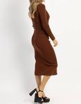 Женское платье CRESCENT, цвет mocha - фото 4