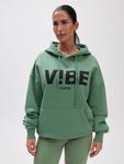 Толстовка V!BE STUD!OS, зеленый - фото 3