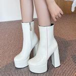 Сапоги платформы Roimaash Fashion, 256 White - фото 5