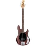 Sterling by Music Man StingRay Ray4 Электробас-гитара Walnut Stain Черная накладка - фото 2