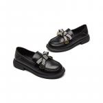 Женские лоферы Black/Beige DAPHNE - фото 4