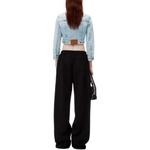 Кропированная джинсовая куртка Alexander Wang, отбеленная - фото 7