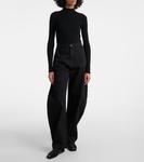 Неопреновые кроссовки Alaïa, нуар - фото 3