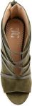 Женские ботильоны Brinley Co. с вырезами, Olive - фото 3