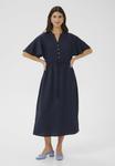Платье-рубашка CRLORI Cream, темно-синий - фото