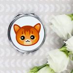 Сомалийский кот Зеркало карманное для сумочки Inna Marka - фото 2