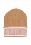Шапка LIU JO Beanie, Camel Pink/Camel - фото
