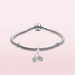 Pandora Серебряный браслет 925 пробы унисекс - фото 3