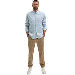 Брюки Selected Slim Halkirk, зеленый - фото 4