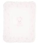 Детское одеяло из хлопка Teddy Monnalisa, Panna+Rosa Antico - фото