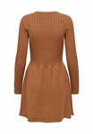 Платье ONLY ONLFIA CABLE NOOS, Tobacco Brown/Mottled Brown - фото 6