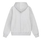 Толстовка на молнии Stussy Block Sport Ash Heather - фото 2