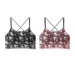 Flowers Bra Women's 1/2 Pack Lee, черный - фото 3