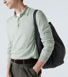 Хлопковая поло Loro Piana, Pale Leaf - фото 5