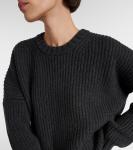 Кашемировый свитер Manuela в рубчик Khaite, Storm - фото 4