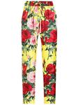 Dolce & Gabbana брюки с цветочным принтом, желтый - фото