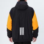 Стеганая куртка мужская черная Adidas, черный - фото 4