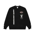 Свитшот с принтом от A Bathing APE Universe Aape, черный - фото