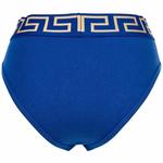 Высокие трусы топика Versace, синий - фото 2