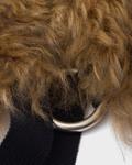 Воротник из овчины Prada, коричневый - фото 3