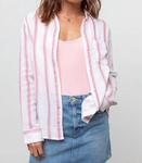 Футболка женская Rails, белый/красный - фото 2