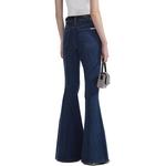 Самопортрет Kick Flared Jeans Self-portrait, Джинсовый синий - фото 5