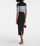 Юбка миди из денима Della Agolde, Despair - фото 3