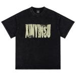 Футболка унисекс Xinyinsu, черный/фиолетовый - фото 11