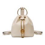 Chloé Сумка-рюкзак Chloe Buffalo Leather Small женская white - фото
