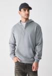 Худи Pier One Hoodie, Mid Grey Melange/Mottled Grey - фото